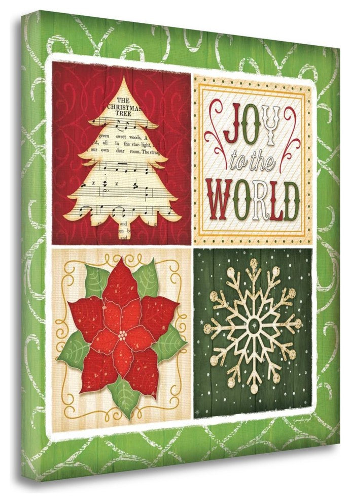 "Joy To The World" By Jennifer Pugh, Giclee Print on Gallery Wrap Canvas
