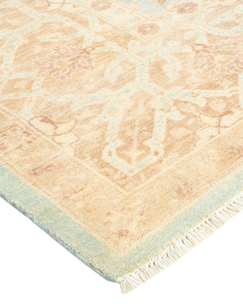Lucille, One-of-a-Kind Hand-Knotted Area Rug Light Blue, 8'4"x9'10"