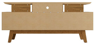 Yonkers 62.99 TV Stand in Off White and Cinnamon