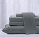 Kathy Ireland 4 Piece Chevron Embossed Sheet Set, Gray, Full