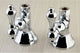 Kingston Brass Straight Stop Shut Off Valve, Polished Chrome