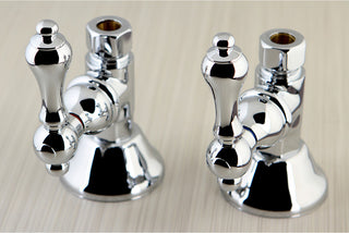Kingston Brass Straight Stop Shut Off Valve, Polished Chrome