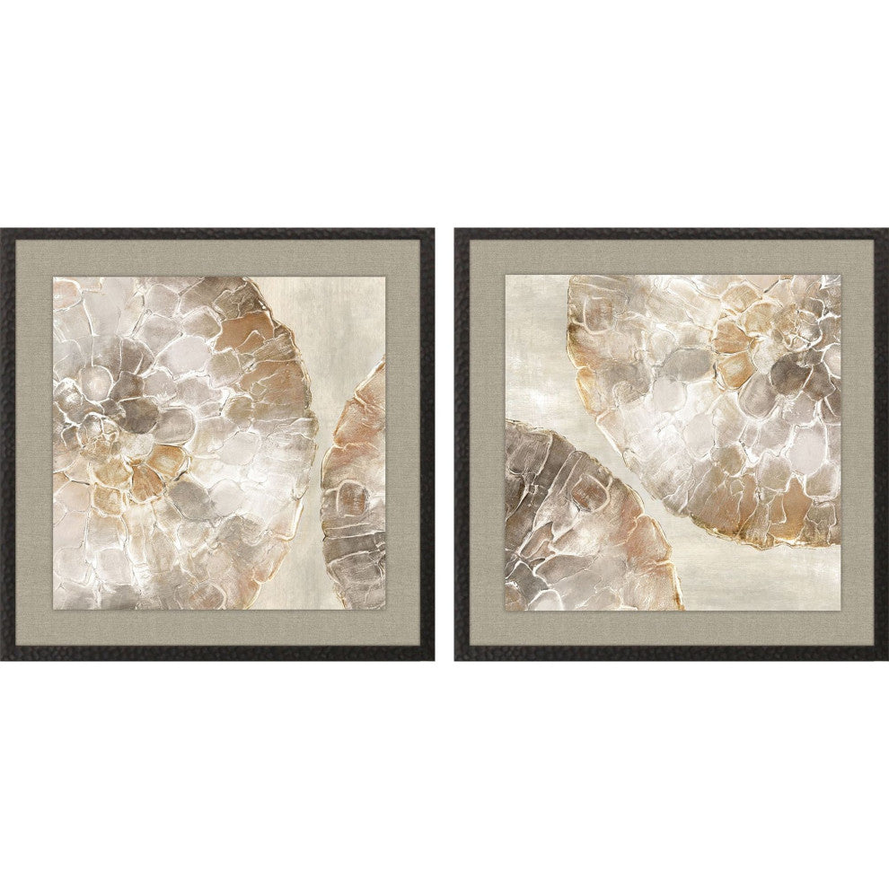 Golden Medallions Artwork, 2-Piece Set