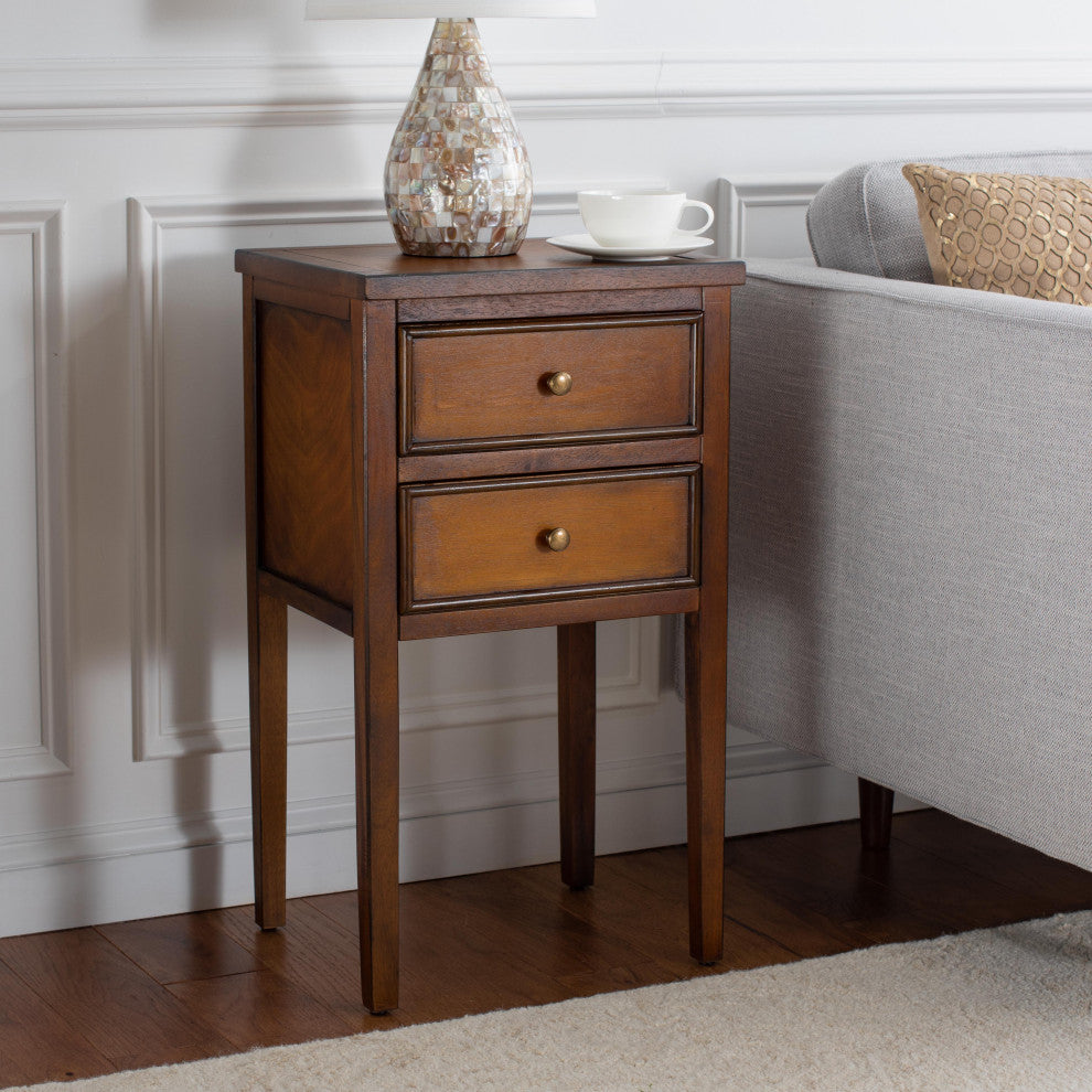 Safavieh Toby End Table, Filbert Brown