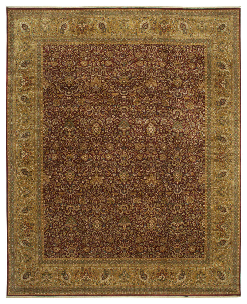 Rug N Carpet - Handmade Oriental 12' 3" x 15' 2" Oversize Oushak Area Rug