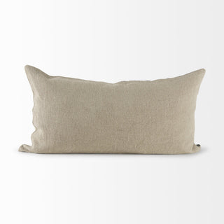Black and Gray Two Tone Lumbar Pillow Cover