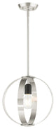 Brushed Nickel Industrial, Modern, Nostalgic, Rustic, Loft Pendant