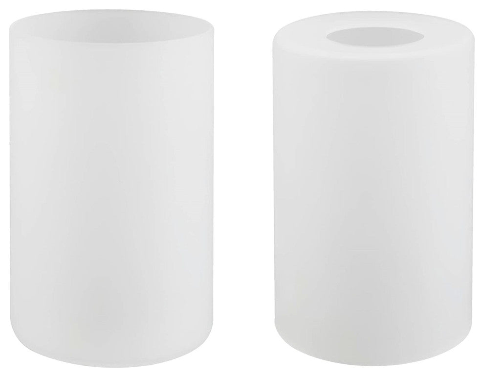 23613-02 Replacement Frosted Vanity Glass Shade.2 Pack.