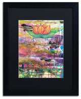 Lauren Moss 'Path to Enlightenment' Art, Black Frame, Black Matte, 16"x20"