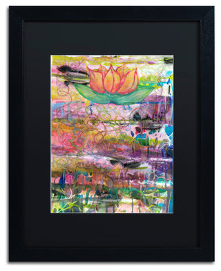 Lauren Moss 'Path to Enlightenment' Art, Black Frame, Black Matte, 16"x20"