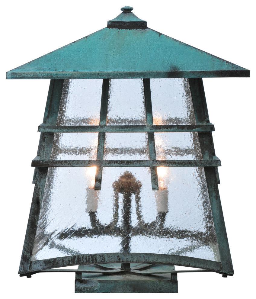 18 Square Stillwater Double Bar Mission Deck Light