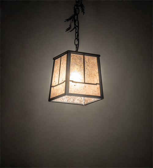 8 Square Pine Branch Valley View Pendant