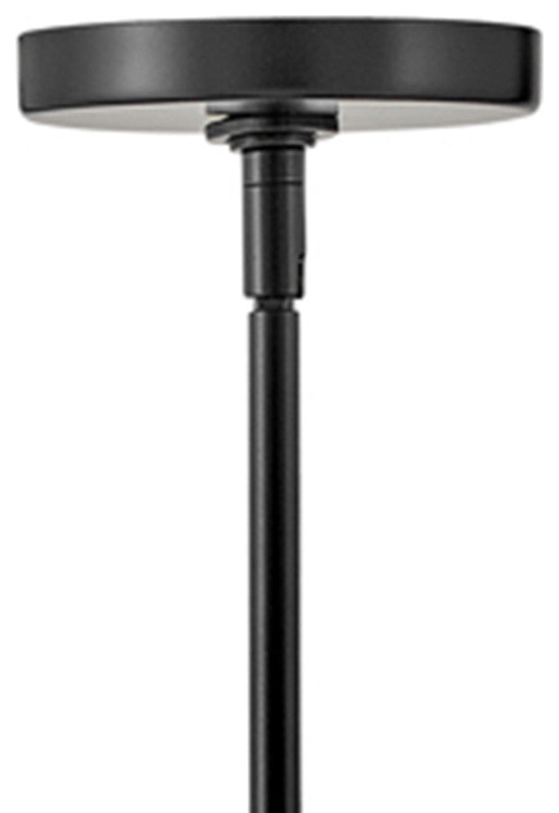 Lark Lazlo 24.25" Small Single Tier Chandelier, Black + Lacquered Brass