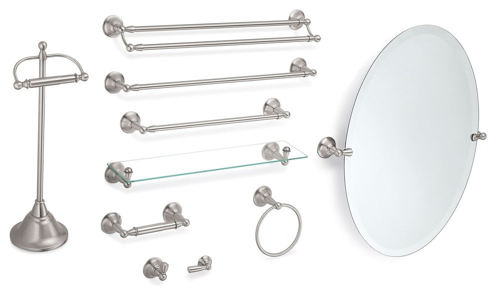 Creative Specialties, Robe Hook, Brushed Nickel, 2"x3"x3"