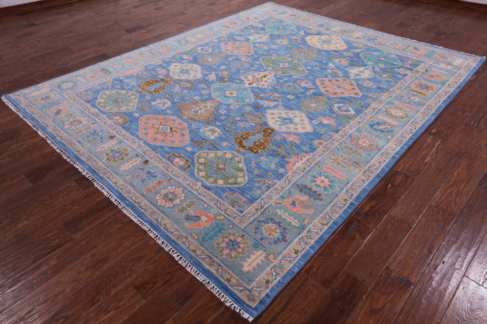 8' 2" X 10' 3" Turkish Oushak Handmade Wool Rug - Q15402