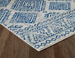 Evolution Ivory/Blue Calypso 7'10" x 10'2" Rug