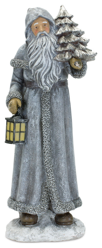 Santa Figurine, 2-Piece Set