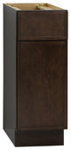 Vanity Art Birch Plywood Single Base Storage Cabinet, Brown, 12"