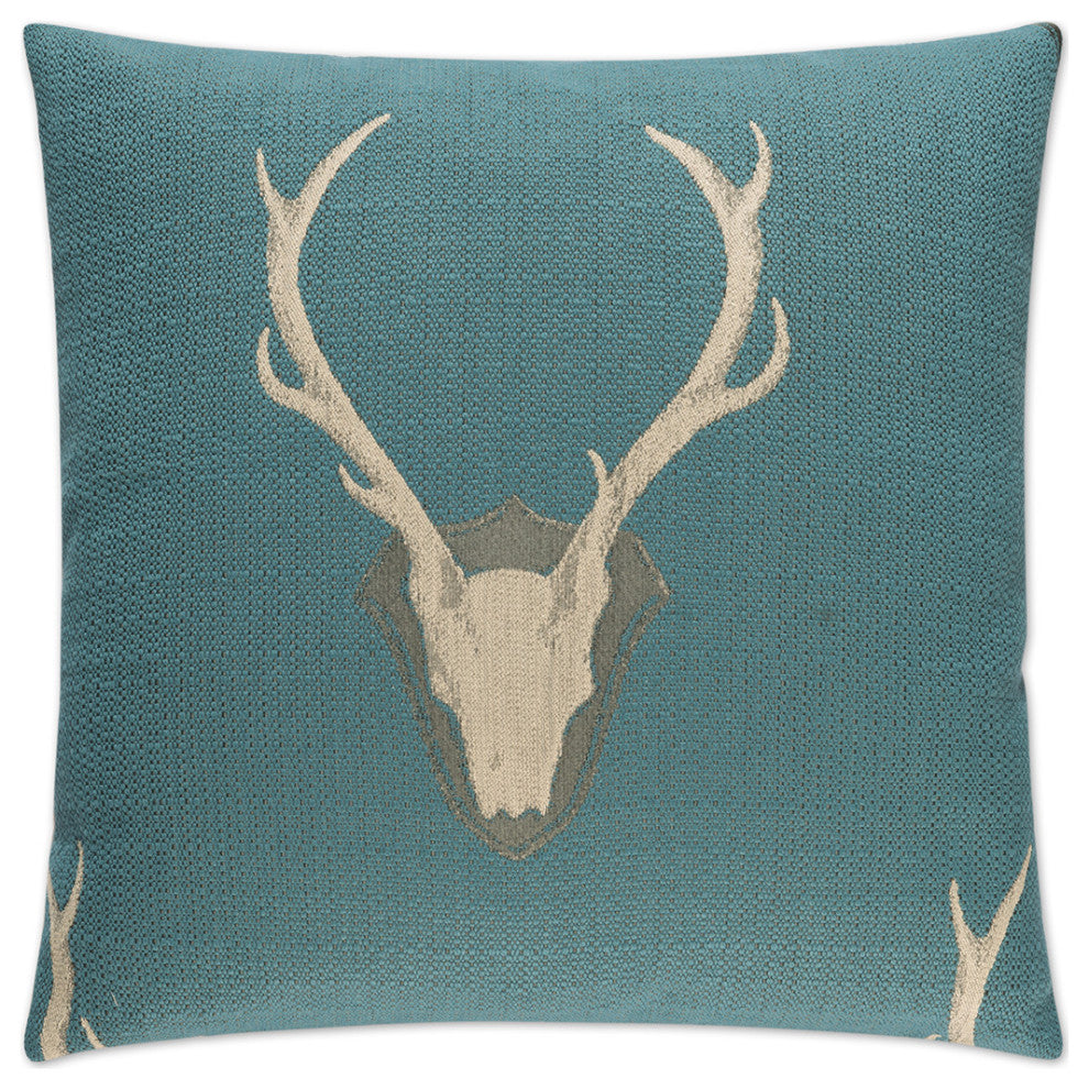 Uncle Buck Pillow - Teal