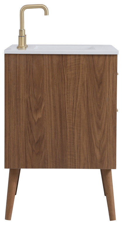 Home Living White 30" Bathroom Vanity