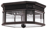 2-Light Ceiling Fixture, Grecian Bronze