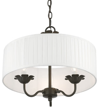 Livex Lighting 3 Light English Bronze Pendant Chandelier