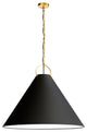 Dainolite PCN-321P-AGB-797 1 Light Pendant, Aged Brass