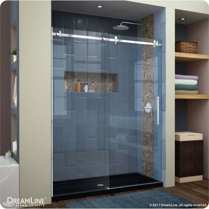 DreamLine Enigma Air Frameless Sliding Shower Door, SHDR-64607610-08