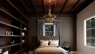 Quoizel JR5006EK Six Light Chandelier Journey Earth Black