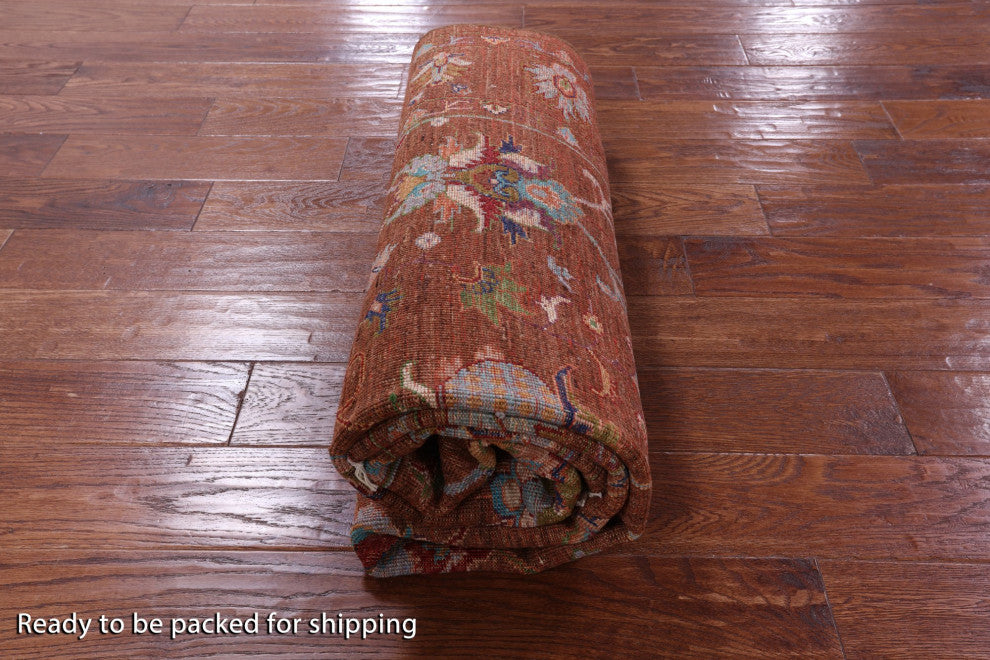 5' 2" X 6' 10" Hand-Knotted Persian Tabriz Wool Rug Q10117
