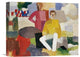 "The Fourteenth of July" Canvas Giclee by Roger De La Fresnaye, 16"x13"