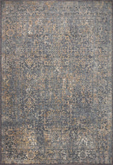 Loloi Indra Graphite / Sunset 2'-6" x 8'-0" Runner Rug