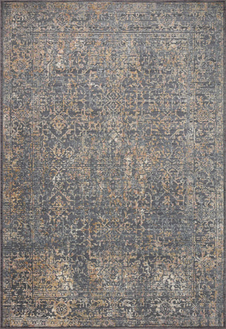 Loloi Indra Graphite / Sunset 2'-6" x 8'-0" Runner Rug