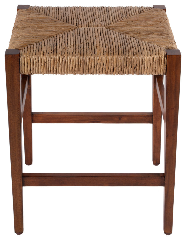 Valencia 24.5 in. Seat Height Woven Backless Counter Stool