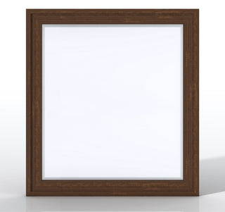 Addison 36" Rectangular Mirror, Mid Century Acacia