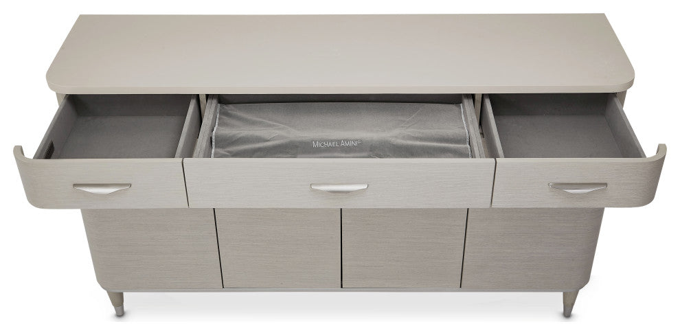 Eclipse Sideboard with Mirror - Moonlight Gray