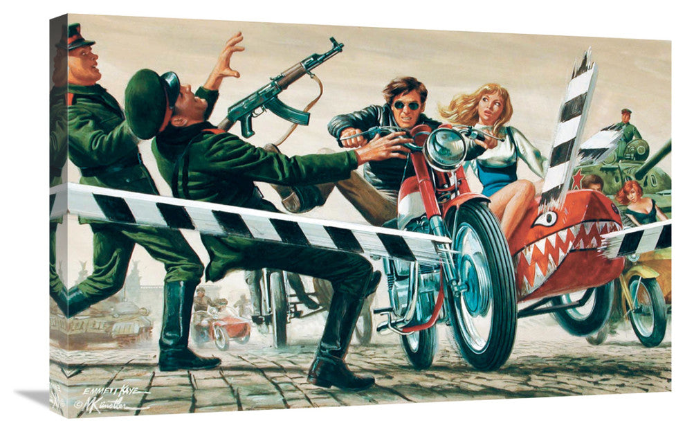 "Running the Blockade" Stretched Canvas Giclee by Mort Kunstler, 30"x19"