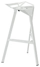 Modern Contemporary Dining Kitchen Stacking Bar Stool White