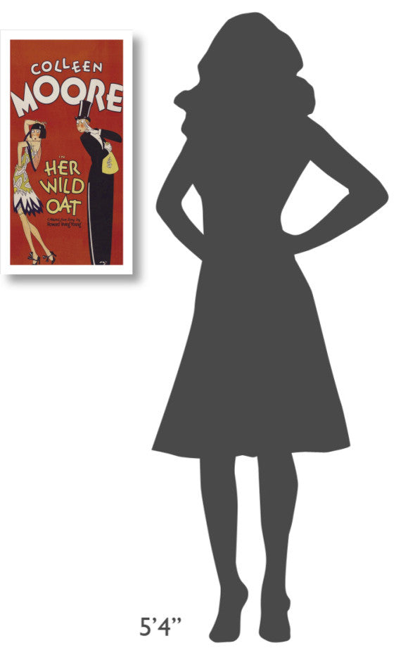 "Vintage Film Posters: Her Wild Oat" Digital Paper Print, 14"x26"