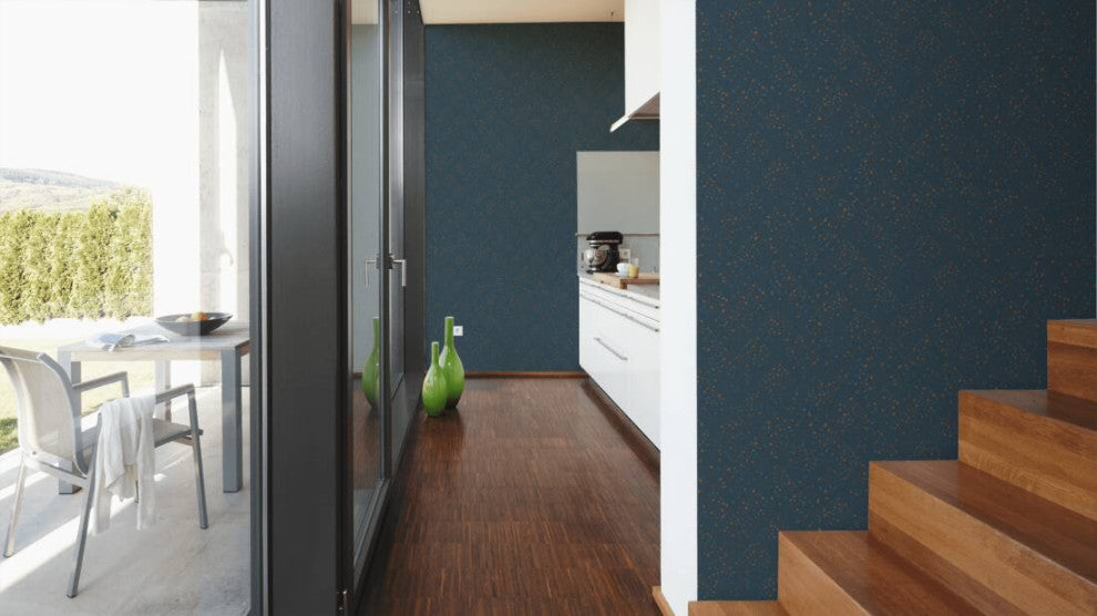 Modern Textured Wallpaper Featuring Woven Wood, 373941