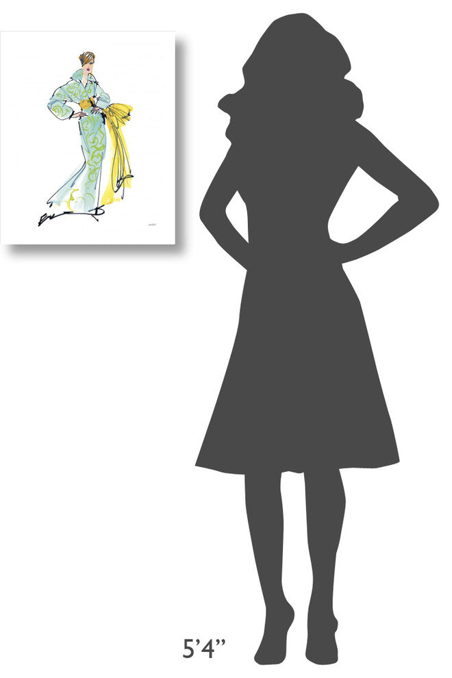 "Colorful Fashion I" Digital Paper Print by Anne Tavoletti, 18"x22"