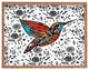 Deny Designs Julia Da Rocha Humming Bird In Paradise Rectangular Tray