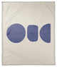 Horizontal Shapes Organic 3 50x60 Coral Fleece Blanket