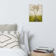 Calming Morning Rural Landscape Photograph Canvas Wall Art Print, 12" X 16"