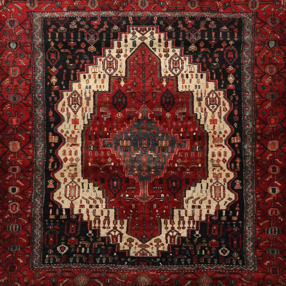 Ahgly Company Indoor Square Traditional Area Rugs, 6' Square