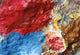 Our Original Collection  Red and Blue Merging - 18" x 27" Premium Canvas Print