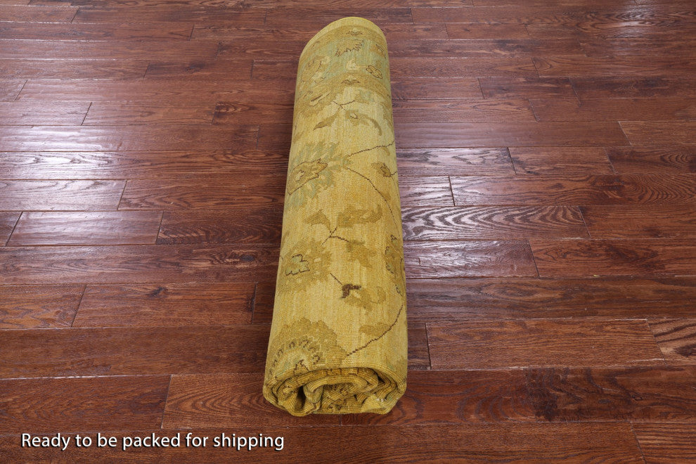 8' 0" X 9' 10" Full Pile Overdyed Handmade Wool Rug - Q12703