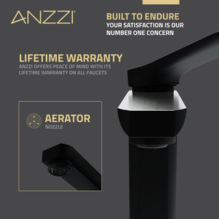 1-Handle Bathroom Faucet, Matte Black and Brushed Nickel