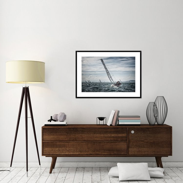 "Le Retour" Framed Digital Print by Jose Fangueiro, 44x32"