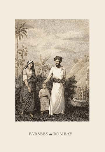 Parsees at Bombay- Fine Art Giclee Print 24" x 36"